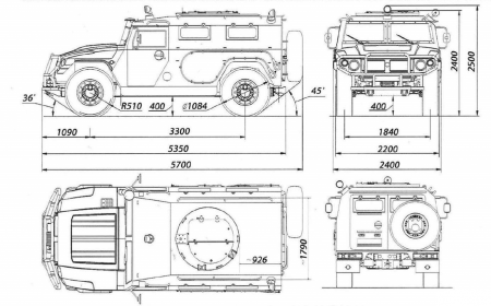 虎式装甲车结构图