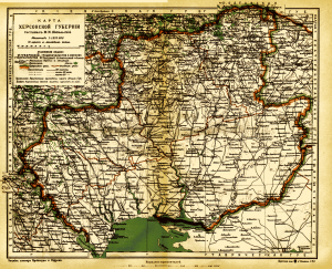 Map of Kherson province, 1897.png