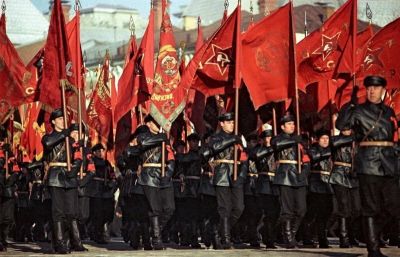 俄国内战军旗方队