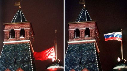 红旗落地，苏联解体